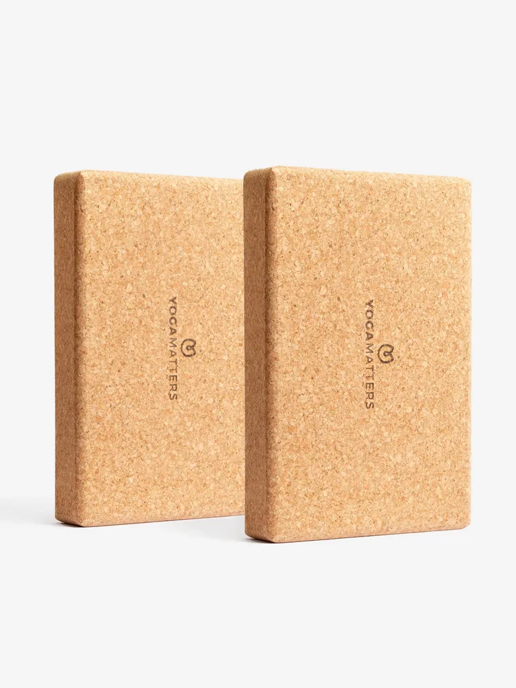 Yogamatters Cork Block Pair by Yogamatters